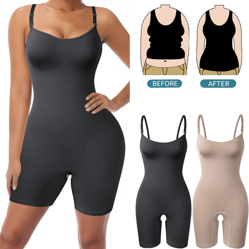 Women's Full Body Haper Bodysuit - High Compression Tummy Control